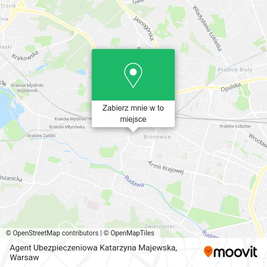 Mapa Agent Ubezpieczeniowa Katarzyna Majewska