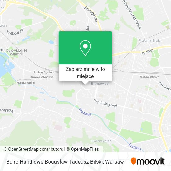 Mapa Buiro Handlowe Bogusław Tadeusz Bilski