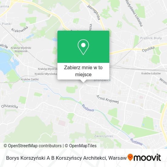 Mapa Borys Korszyński A B Korszyńscy Architekci