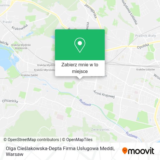 Mapa Olga Cieślakowska-Depta Firma Usługowa Meddi