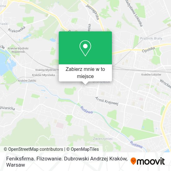 Mapa Feniksfirma. Flizowanie. Dubrowski Andrzej Kraków