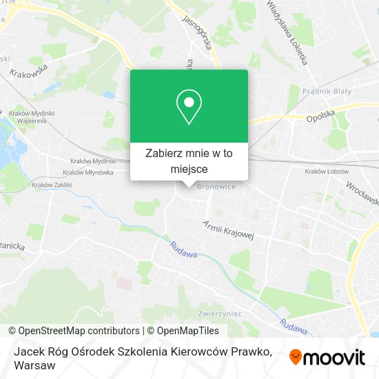 Mapa Jacek Róg Ośrodek Szkolenia Kierowców Prawko