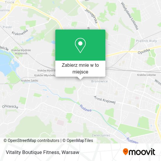 Mapa Vitality Boutique Fitness