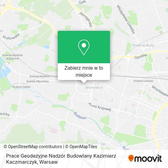 Mapa Prace Geodezyjne Nadzór Budowlany Kazimierz Kaczmarczyk