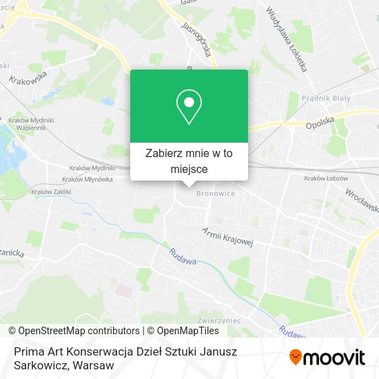 Mapa Prima Art Konserwacja Dzieł Sztuki Janusz Sarkowicz