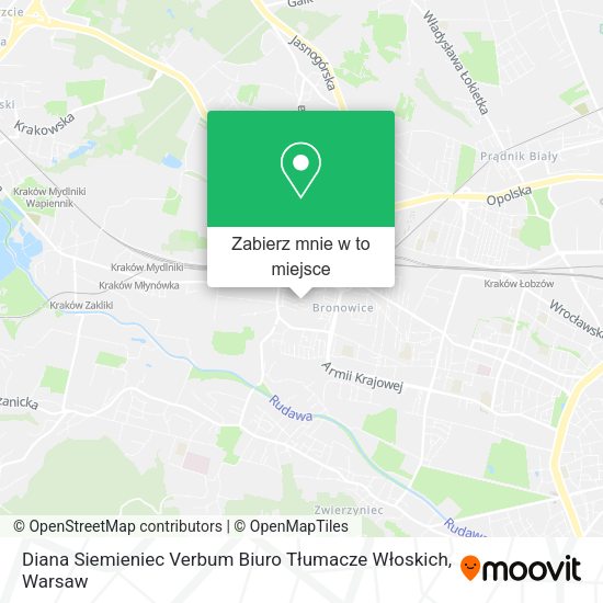 Mapa Diana Siemieniec Verbum Biuro Tłumacze Włoskich