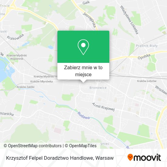 Mapa Krzysztof Felpel Doradztwo Handlowe