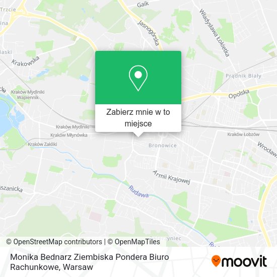 Mapa Monika Bednarz Ziembiska Pondera Biuro Rachunkowe