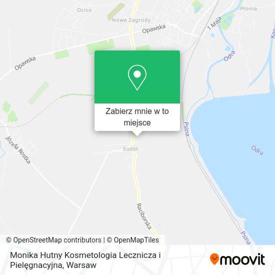 Mapa Monika Hutny Kosmetologia Lecznicza i Pielęgnacyjna