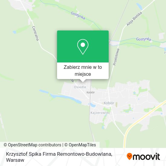 Mapa Krzysztof Spika Firma Remontowo-Budowlana