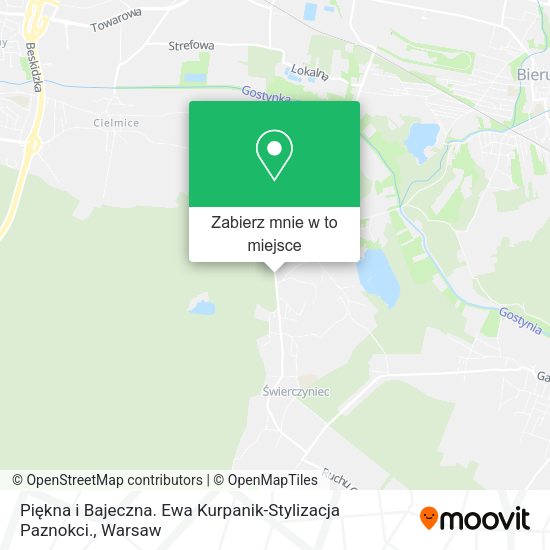 Mapa Piękna i Bajeczna. Ewa Kurpanik-Stylizacja Paznokci.