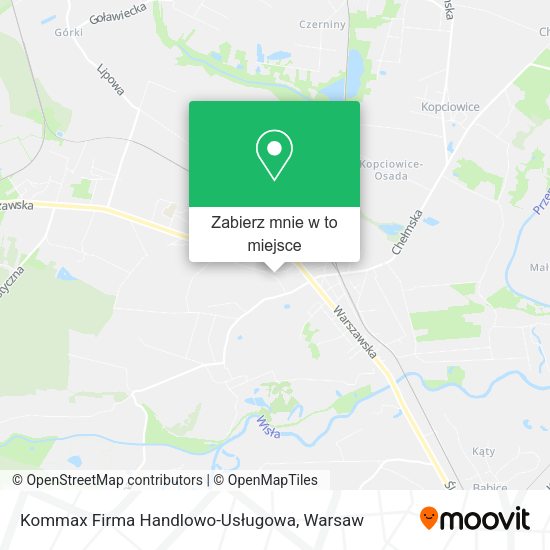 Mapa Kommax Firma Handlowo-Usługowa