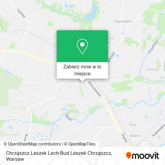 Mapa Chrząszcz Leszek Lech-Bud Leszek Chrząszcz