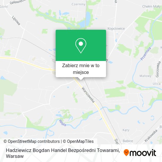 Mapa Hadziewicz Bogdan Handel Bezpośredni Towarami