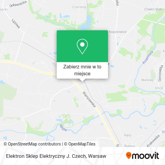 Mapa Elektron Sklep Elektryczny J. Czech