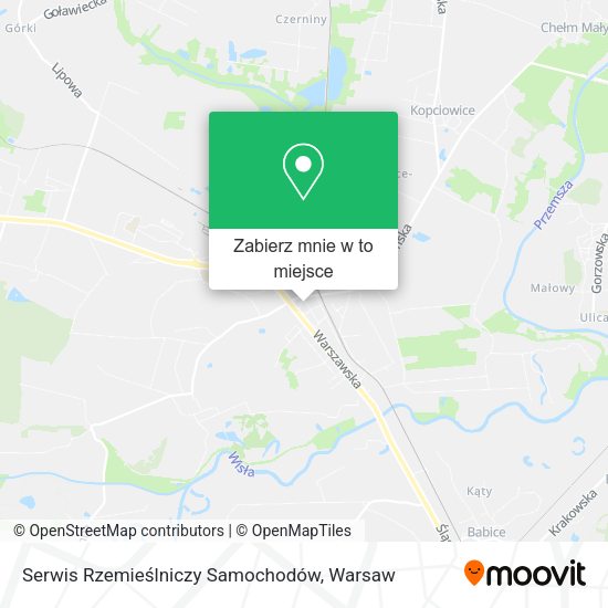 Mapa Serwis Rzemieślniczy Samochodów