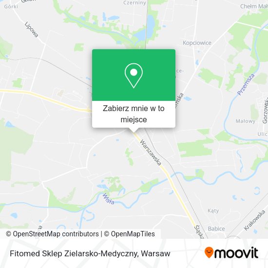 Mapa Fitomed Sklep Zielarsko-Medyczny