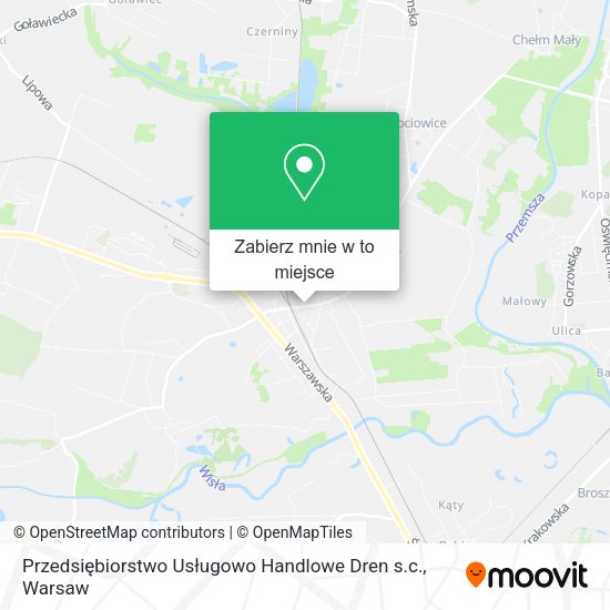 Mapa Przedsiębiorstwo Usługowo Handlowe Dren s.c.