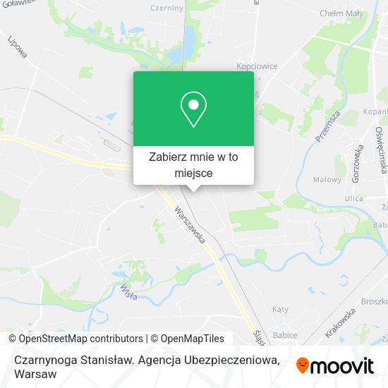 Mapa Czarnynoga Stanisław. Agencja Ubezpieczeniowa