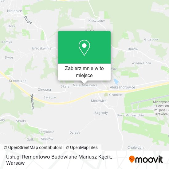 Mapa Usługi Remontowo Budowlane Mariusz Kącik