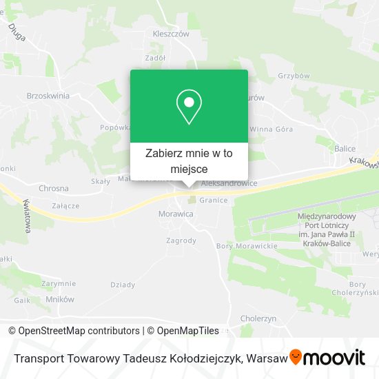 Mapa Transport Towarowy Tadeusz Kołodziejczyk