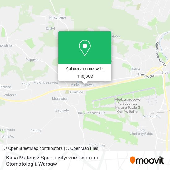 Mapa Kasa Mateusz Specjalistyczne Centrum Stomatologii