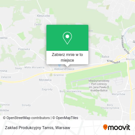 Mapa Zakład Produkcyjny Tamis