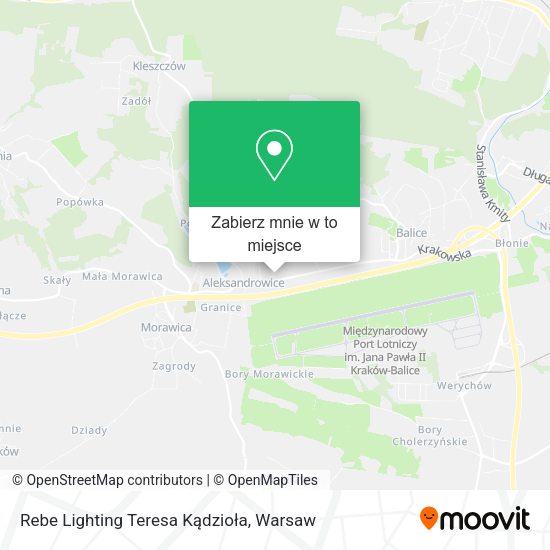 Mapa Rebe Lighting Teresa Kądzioła