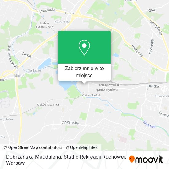 Mapa Dobrzańska Magdalena. Studio Rekreacji Ruchowej