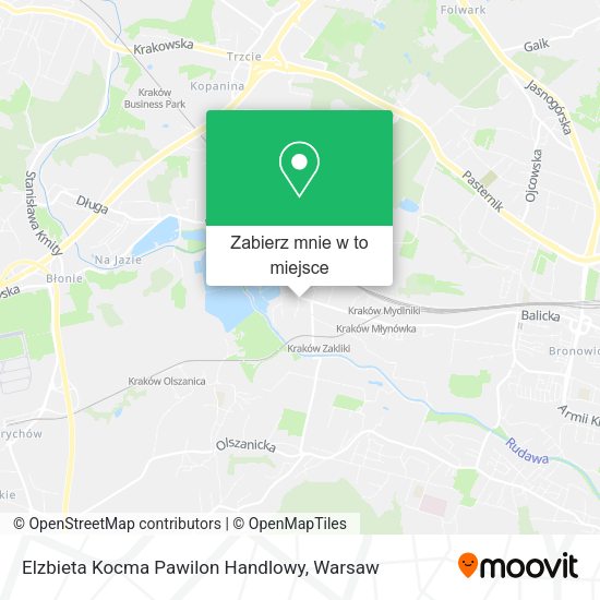 Mapa Elzbieta Kocma Pawilon Handlowy