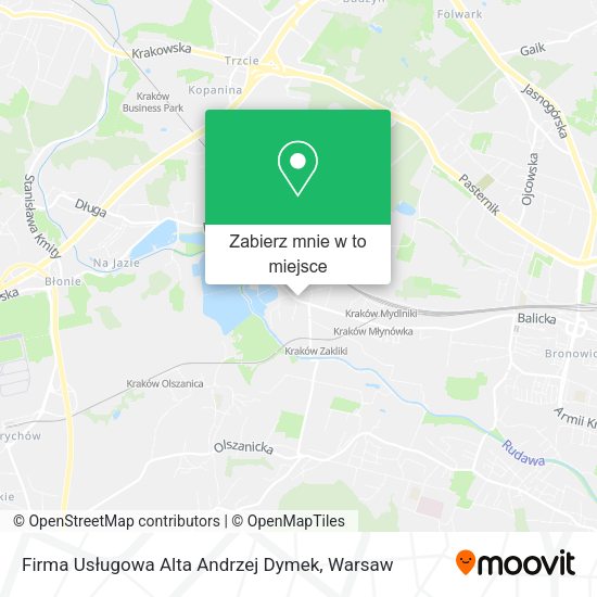 Mapa Firma Usługowa Alta Andrzej Dymek