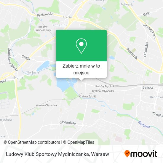 Mapa Ludowy Klub Sportowy Mydlniczanka