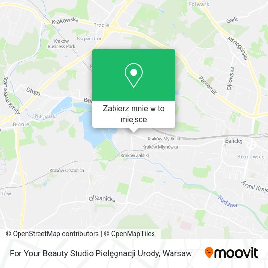 Mapa For Your Beauty Studio Pielęgnacji Urody