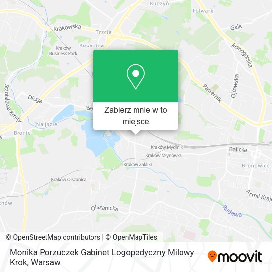 Mapa Monika Porzuczek Gabinet Logopedyczny Milowy Krok