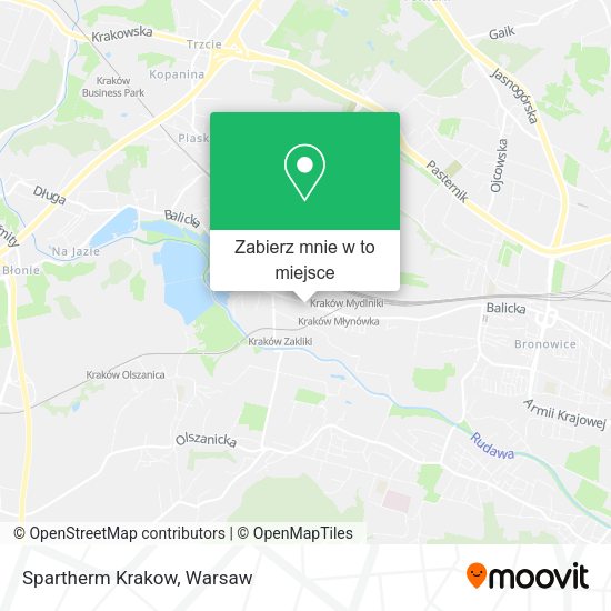 Mapa Spartherm Krakow