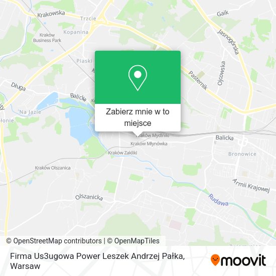 Mapa Firma Us3ugowa Power Leszek Andrzej Pałka