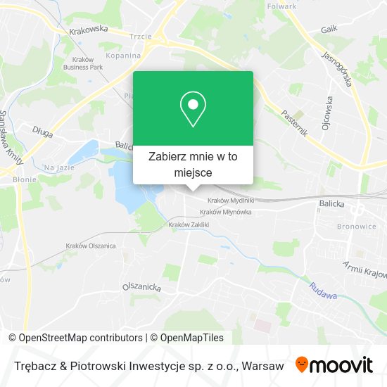 Mapa Trębacz & Piotrowski Inwestycje sp. z o.o.