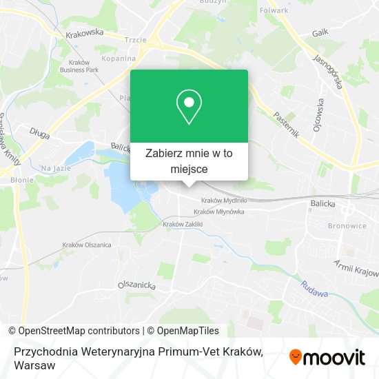 Mapa Przychodnia Weterynaryjna Primum-Vet Kraków