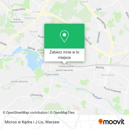 Mapa Micros w Kędra i J Lic