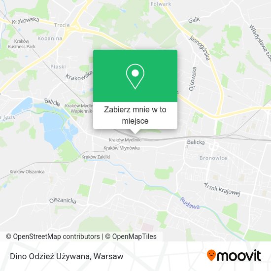 Mapa Dino Odzież Używana