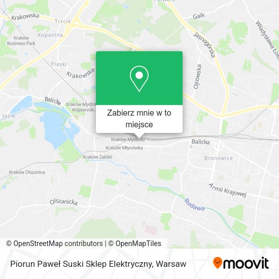 Mapa Piorun Paweł Suski Sklep Elektryczny