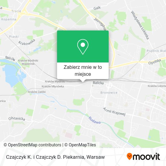 Mapa Czajczyk K. i Czajczyk D. Piekarnia