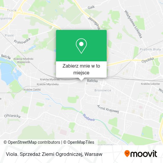 Mapa Viola. Sprzedaż Ziemi Ogrodniczej