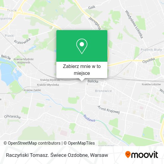 Mapa Raczyński Tomasz. Świece Ozdobne