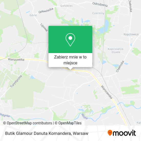 Mapa Butik Glamour Danuta Komandera