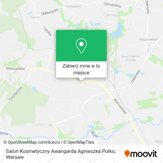 Mapa Salon Kosmetyczny Awangarda Agnieszka Polko