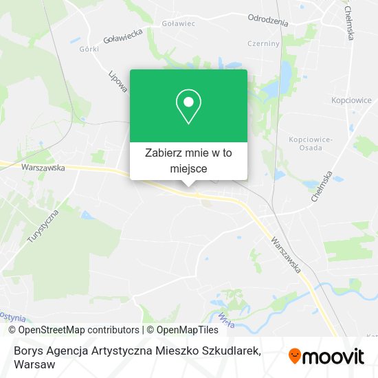 Mapa Borys Agencja Artystyczna Mieszko Szkudlarek