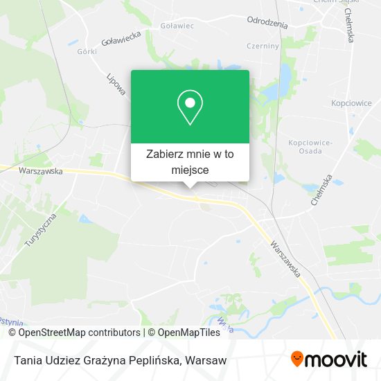 Mapa Tania Udziez Grażyna Peplińska