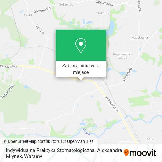 Mapa Indywidualna Praktyka Stomatologiczna. Aleksandra Młynek