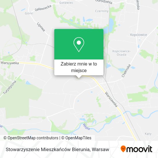 Mapa Stowarzyszenie Mieszkańców Bierunia